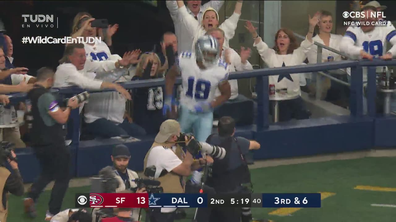 ¡Recortan la pizarra! Pase flotado de Prescott y Cooper pone el 13-7