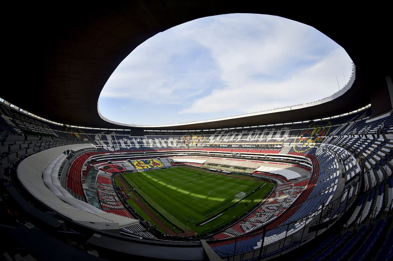 Esta es la perspectiva del último partido en Liga MX hasta nuevo aviso. Un América ante Cruz Azul en el Estadio Azteca.