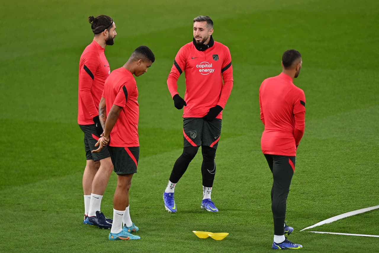 Héctor Herrera se recupera y regresa a entrenar con el Atlético de Madrid