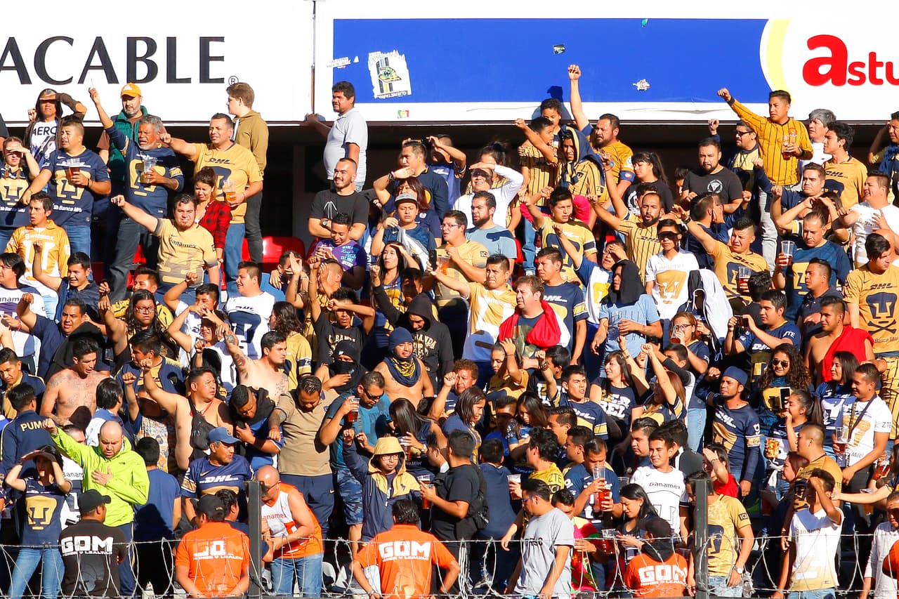 Los fanáticos Universitarios acompañaron en gran número a su equipo en la 
<a href="https://www.univision.com/deportes/futbol/liga-mx/" target="_blank">Liga MX</a>.
