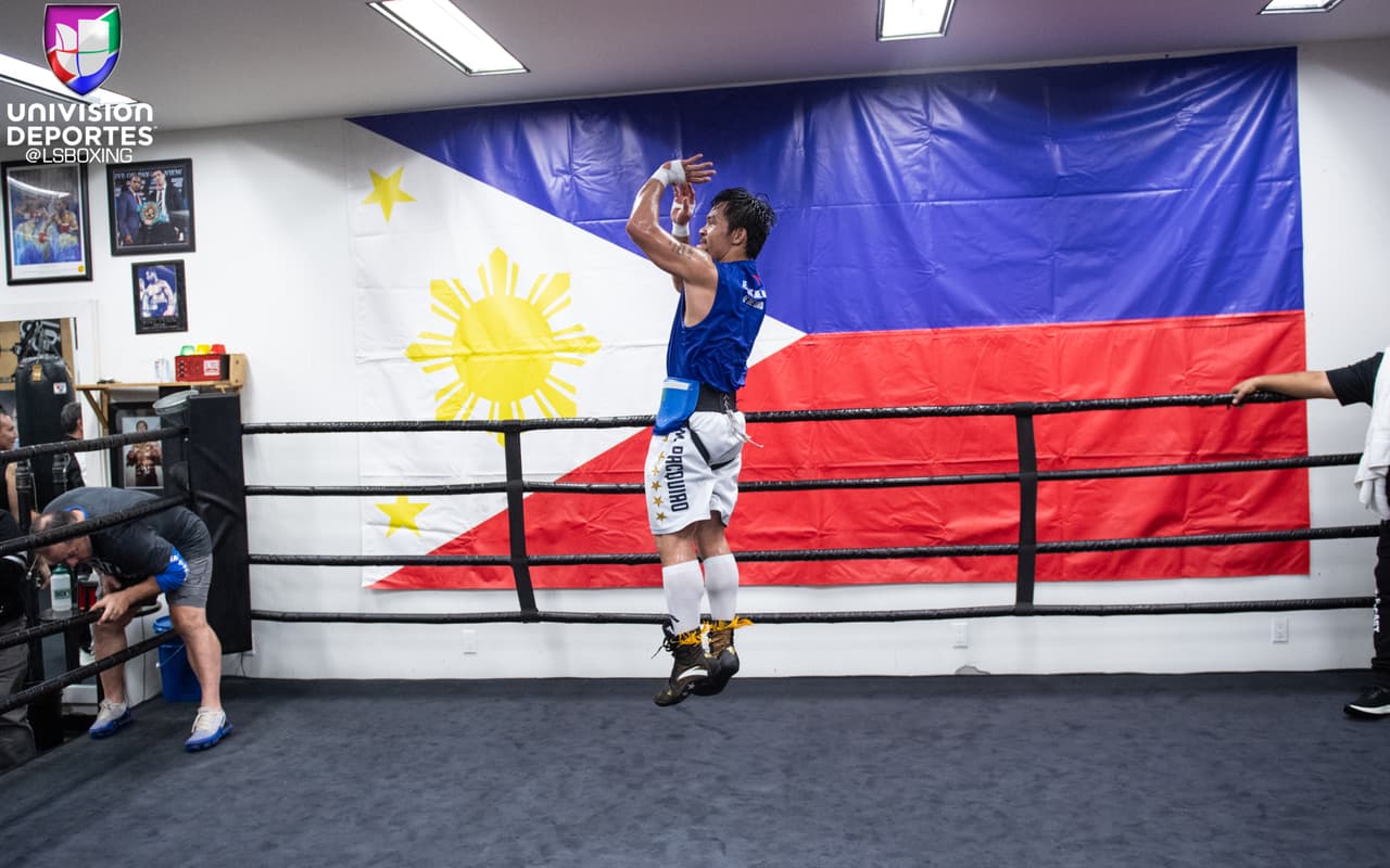 Manny Pacquiao y Adrien Broner se enfrentarán el sábado 19 de enero en el MGM Grand de Las Vegas por la faja AMB wélter del filipino.