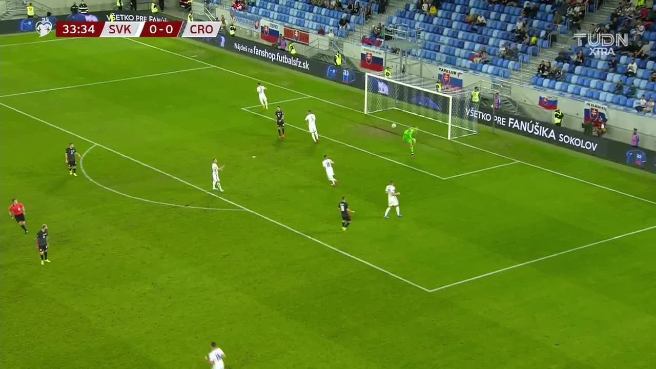 ¡TIRO ATAJADO! disparo por Nikola Vlasic.