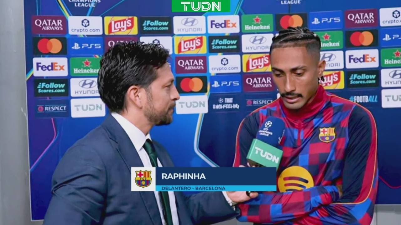 Raphinha destaca el momento que pasa con Barcelona