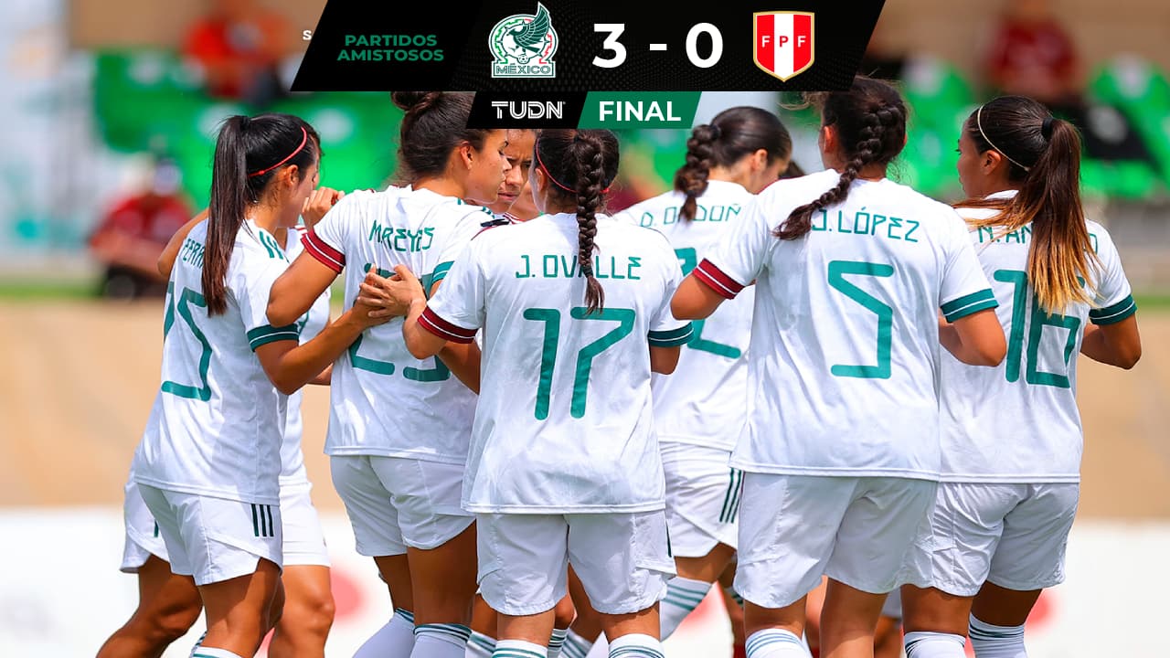 La Selección Mexicana Femenil golea de nuevo a Perú