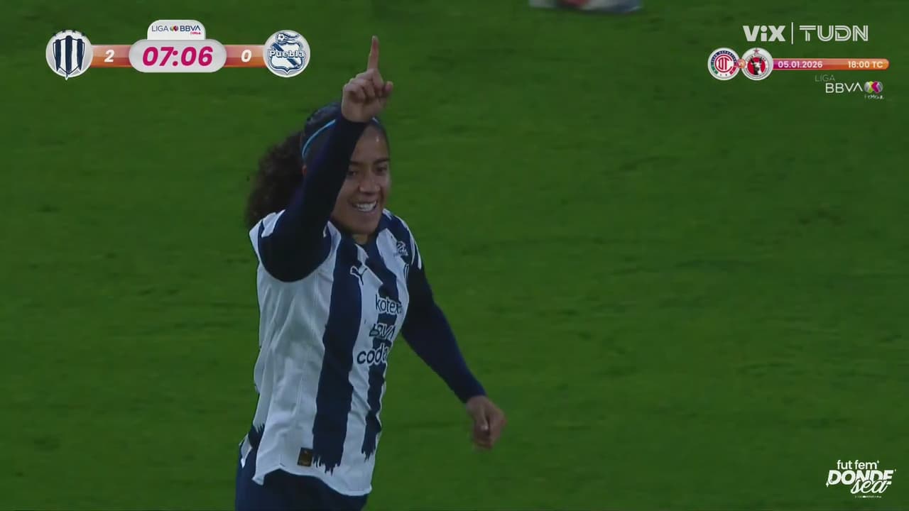 ¡El segundo de Rayadas! Gran combinación que define Diana García