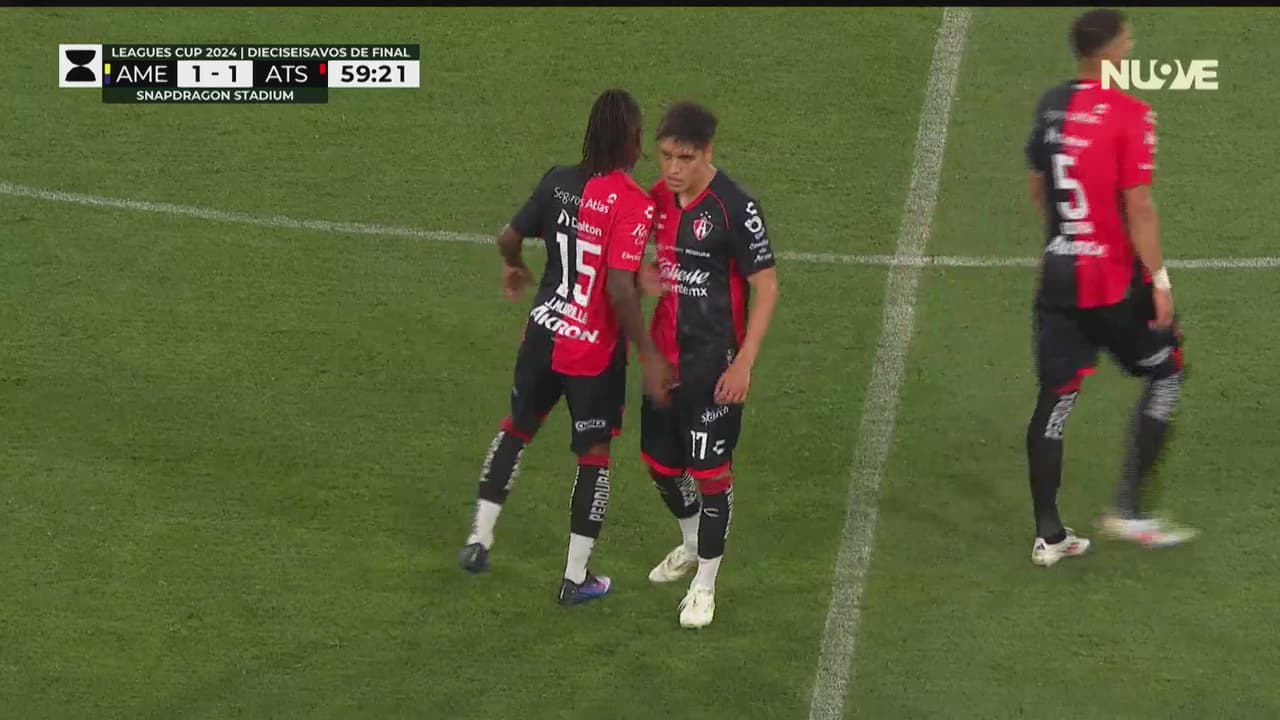 ¡Atlas lo empata! Aparece Rivaldo para el 1-1 de los rojinegros