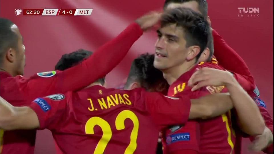 ¡GOOOL! Pablo Sarabia anota para Spain