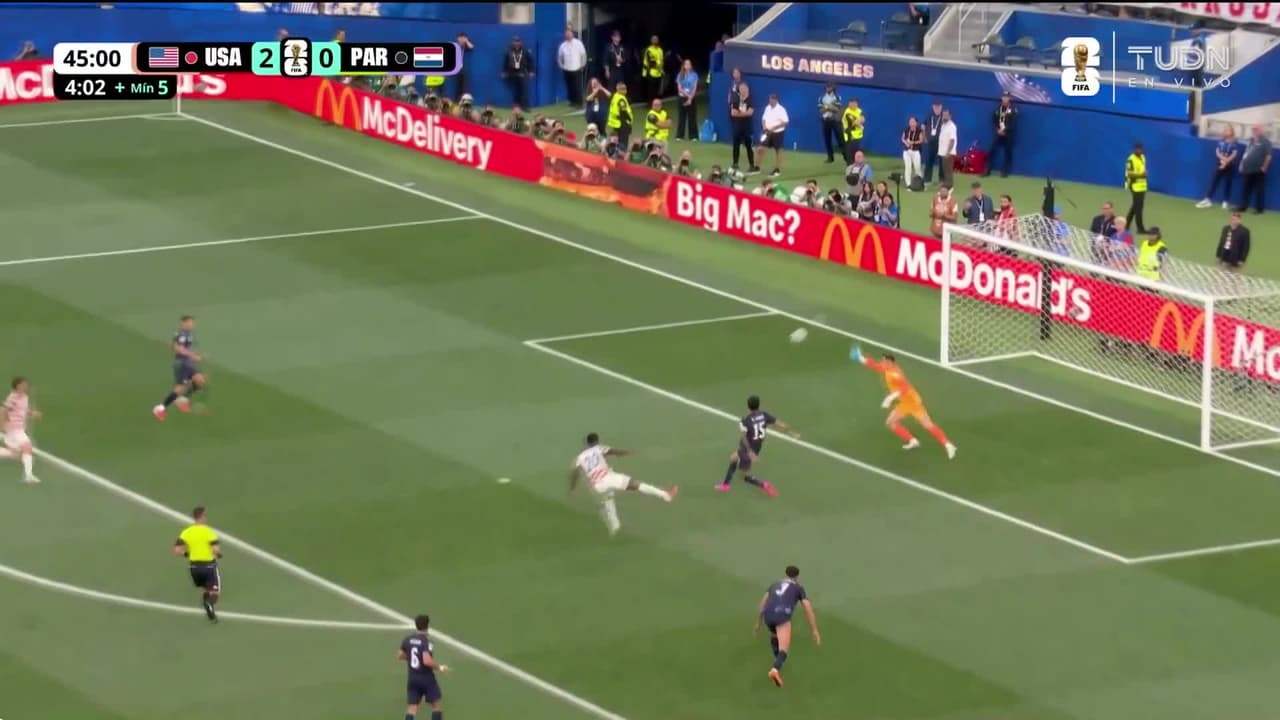 ¡Estados Unidos clava el 3-0 y está goleando a Paraguay en el Mundial 2026!