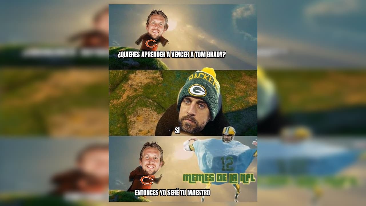 Los memes no se detienen y esta semana la víctima favorita son Aaron Rodgers y sus Green Bay Packers que sufierin una dolorosa derrota frente a los Tampa Bay Buccaneers.