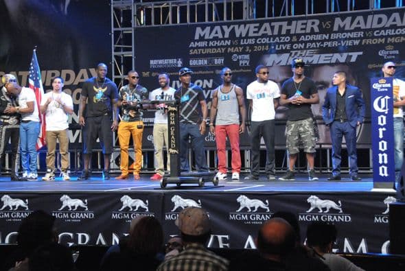 Danny García, Austin Trout y Abner Mares entre los invitados a la ceremonia de pesaje.