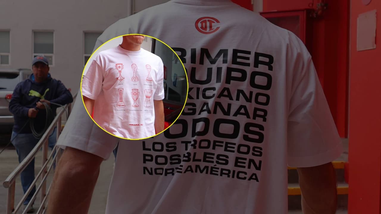 Toluca estrena playera y presumen todos los títulos con Antonio Mohamed