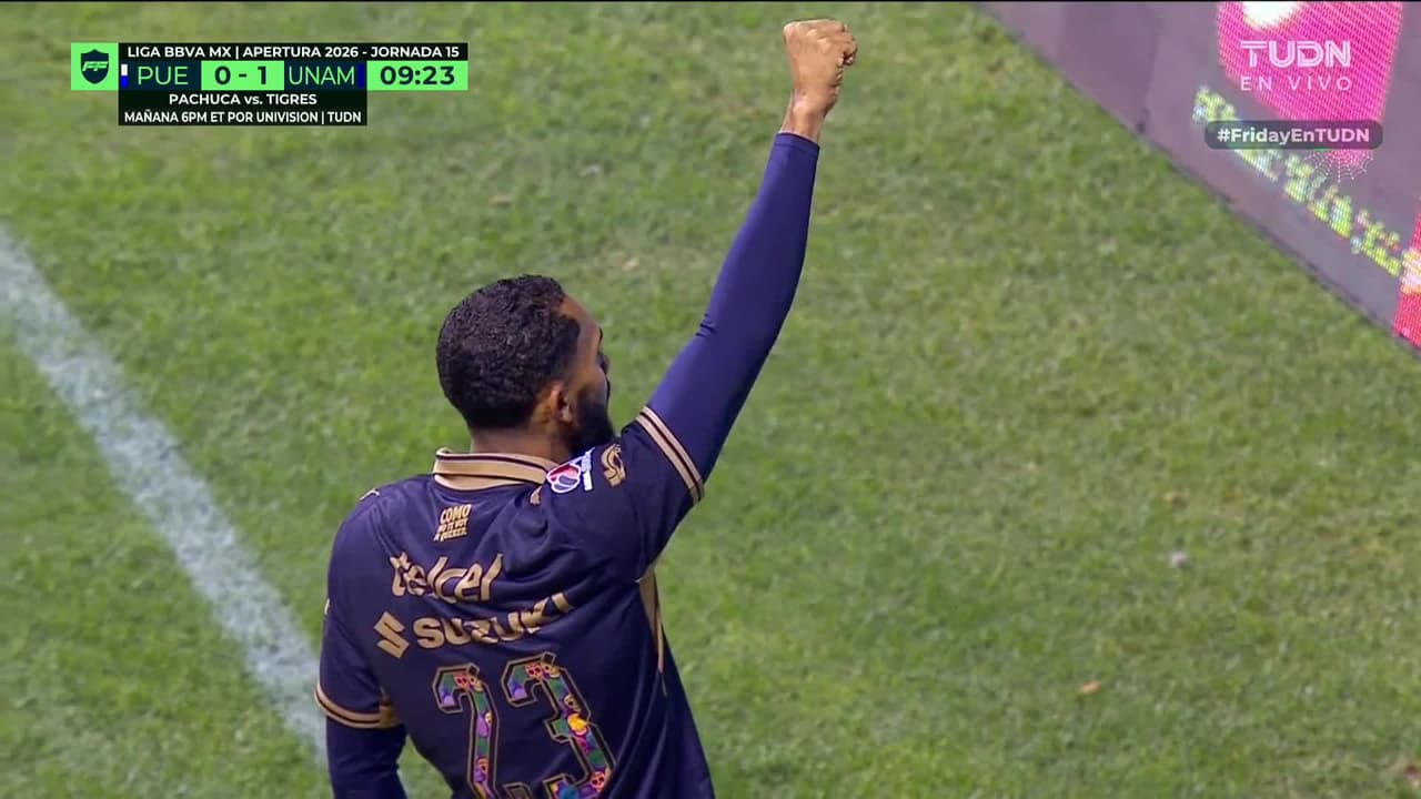 ¡Apaguen las luces de Cuauhtémoc! Golazo de Juninho para el 0-1 de Pumas