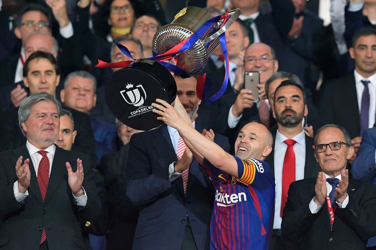 Barcelona se coronó campeón de la Copa del Rey con un Andrés Iniesta que vivió un nuevo título en su carrera y el que podría ser el último con Barcelona.