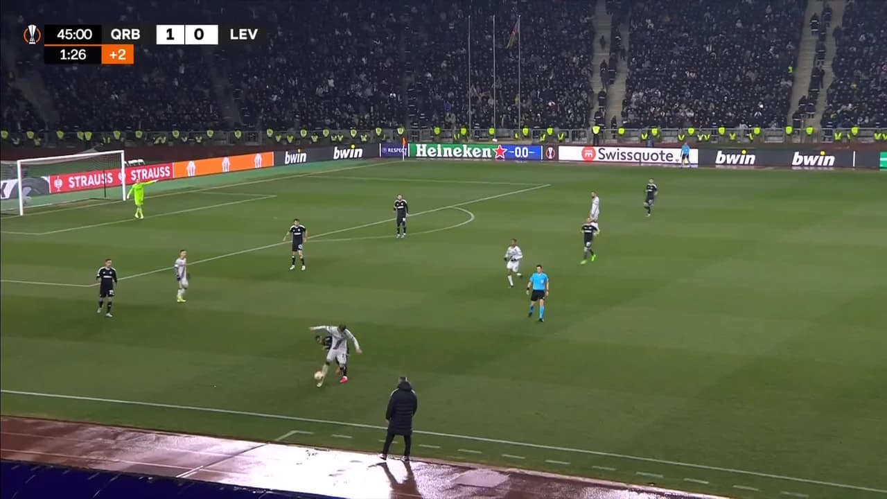 ¡GOL!  anota para FK Qarabag. Juninho