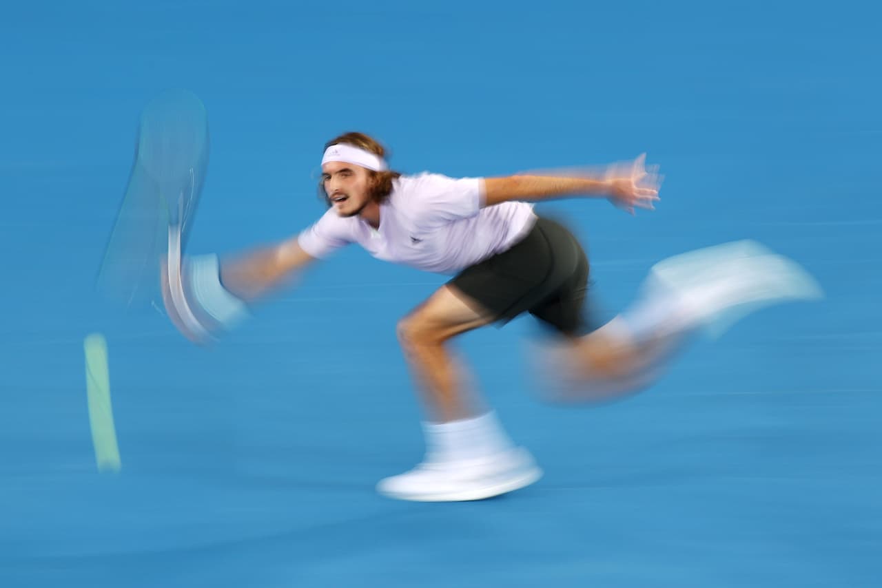 El tenista griego Stefanos Tsitsipas se enfrentó al italiano Salvatore Caruso.