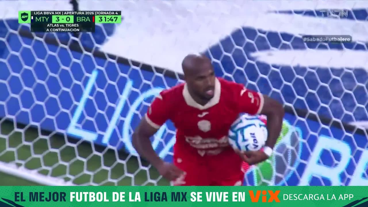 ¡Gol de Bravos! Estupiñán hace el primero para Juárez ante Monterrey