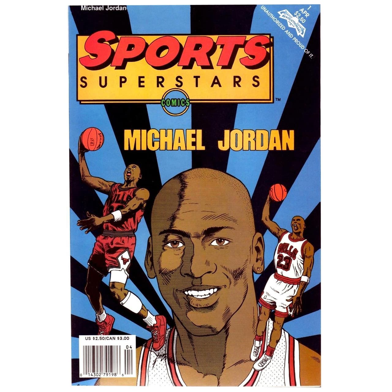 El impacto de Michael Jordan en su momento fue tal que se produjo un comic sobre su vida.