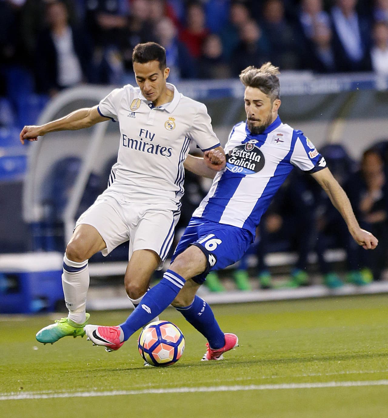 Sin embargo, en vez de animar al Dépor a buscar el empate, la anotación de Andone despertó al Madrid que antes de que temrinara el primer tiempo puso el 3-1 parcial.