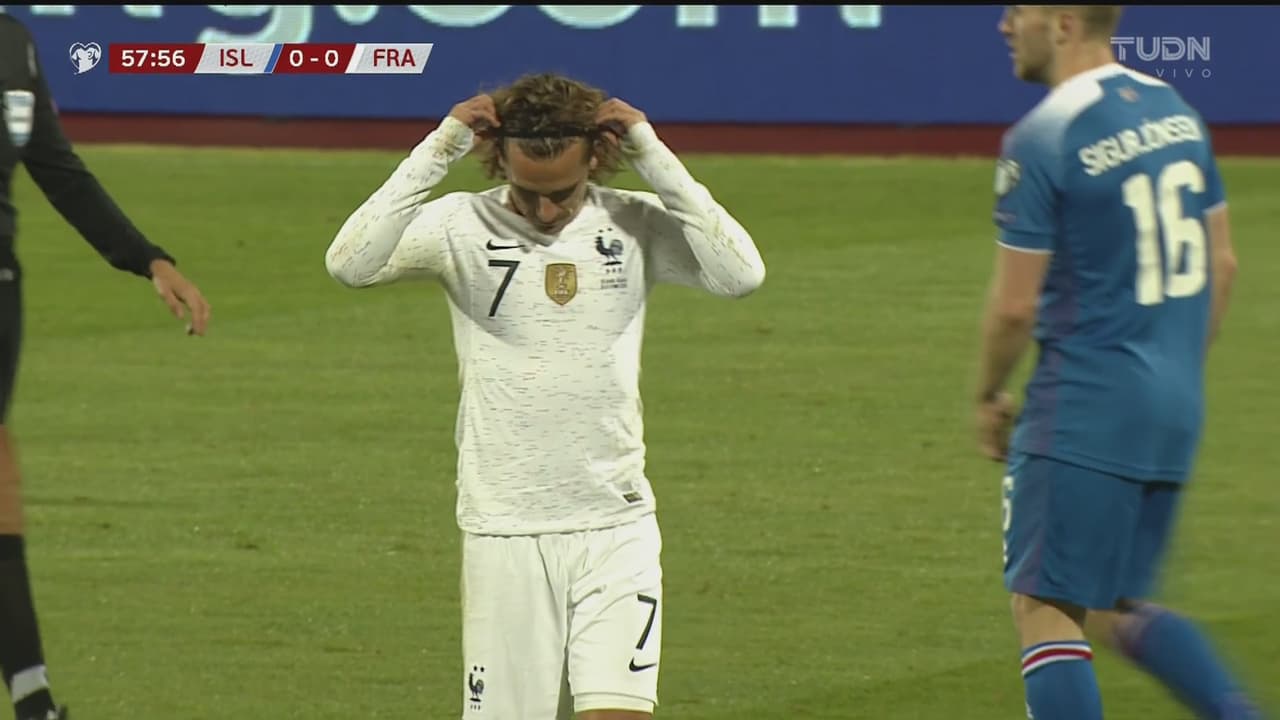 Antoine Griezmann no encuentra la portería y sigue con la pólvora mojada