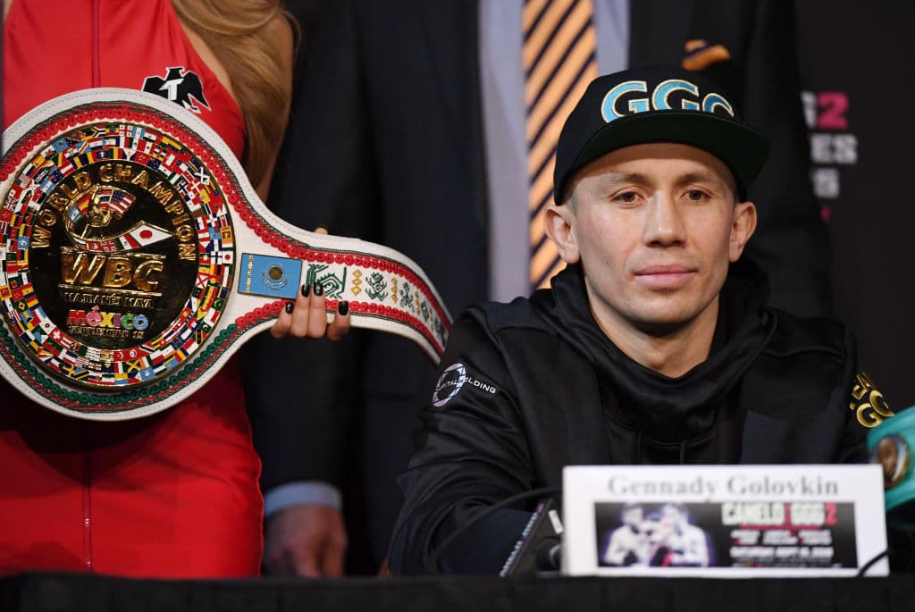 Abel Sánchez sobre la estrategia del sábado: "Normalmente no me gusta regalar nuestro plan de juego, pero no me importa compartirlo, Gennady ha entrenado para dar un certero gancho al hígado a Canelo".