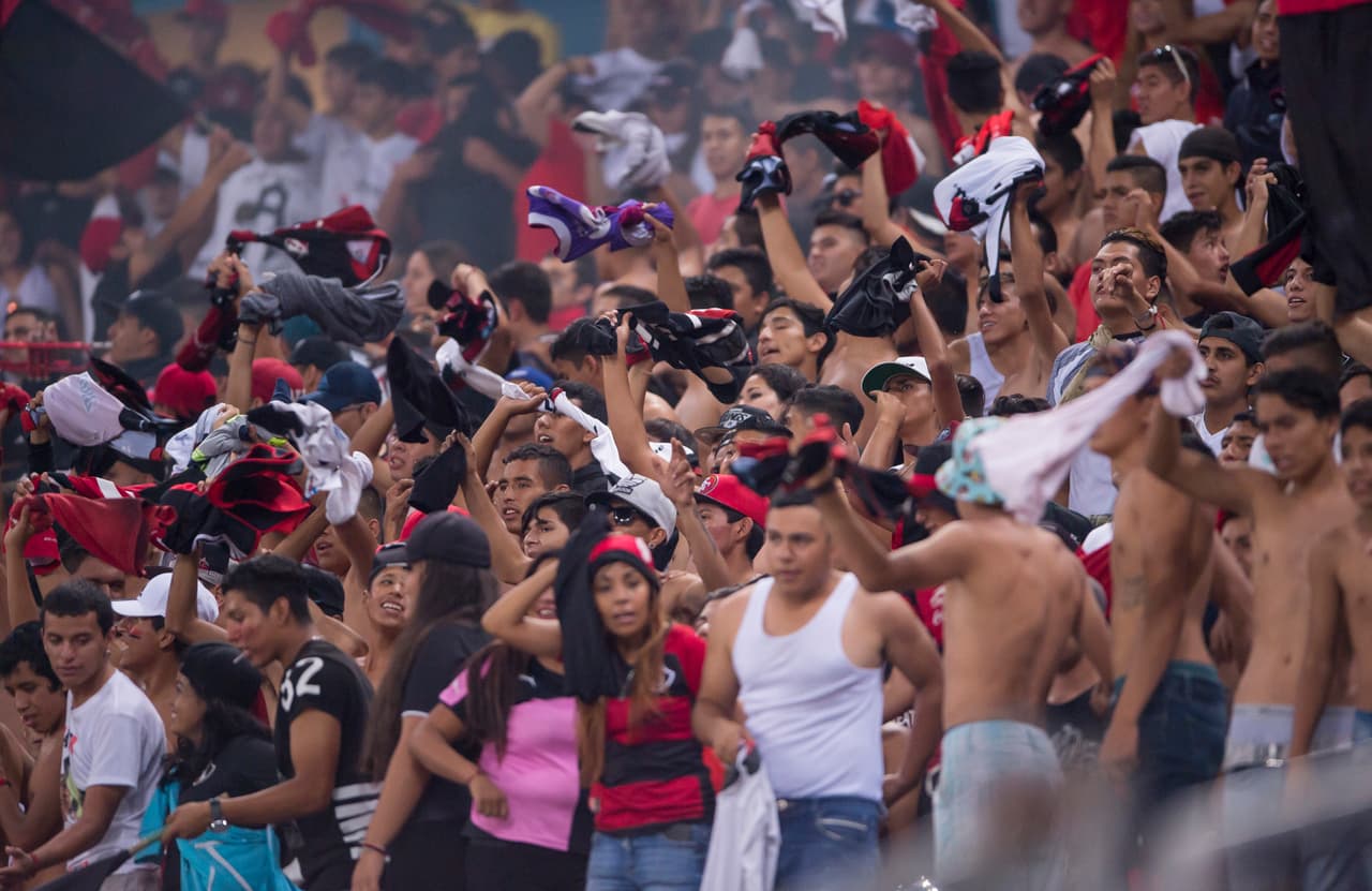 Action photo during the match Atlas vs Monterrey, Corresponding at 11st round of the Apertura 2016 Liga MX at Jalisco Stadium, photo: Foto de accion durante el partido Atlas vs Monterrey, correspondiente a la Jornada 11 del Torneo Apertura 2016 de la Liga MX, en el Estadio Jalisco, en la foto: Porra de Atlas 24/09/2016/MEXSPORT/Cristian de Marchena