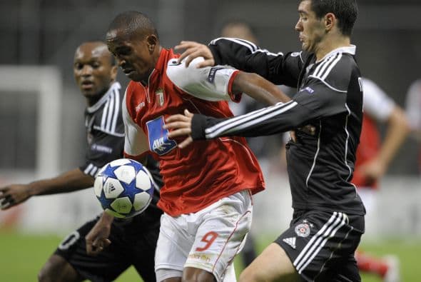 Finalmente, en duelo del Grupo H, el Braga portugués enfrentó al Partizán de Belgrado.