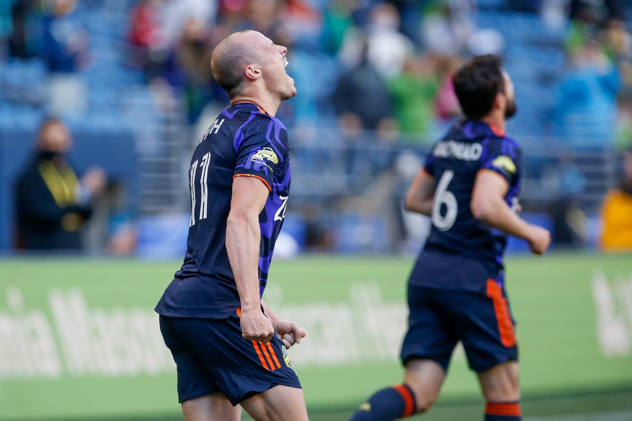 Goles y asistencias. Brad Smith cerró una semana espectacular con la camiseta de Seattle Sounders.
<br>
