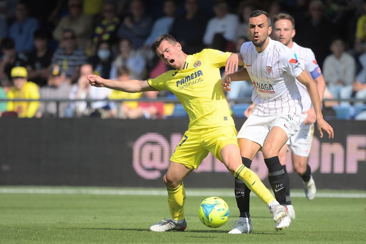 Empate de último minuto para Sevilla contra Villarreala en La Cerámica para acercarse a Europa; Jesús 'Tecatito' Corona fue titular y tuvo una mediana participación.