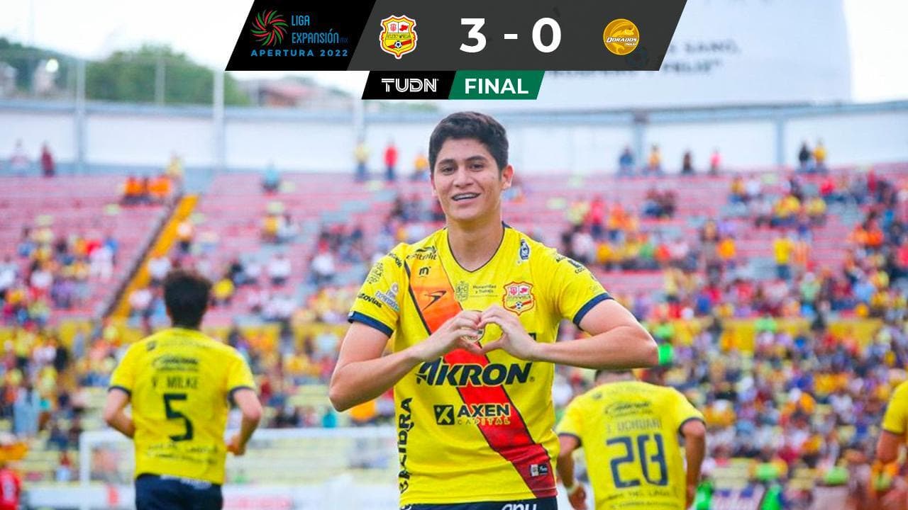 Atlético Morelia aplasta a Dorados y alarga su buena racha