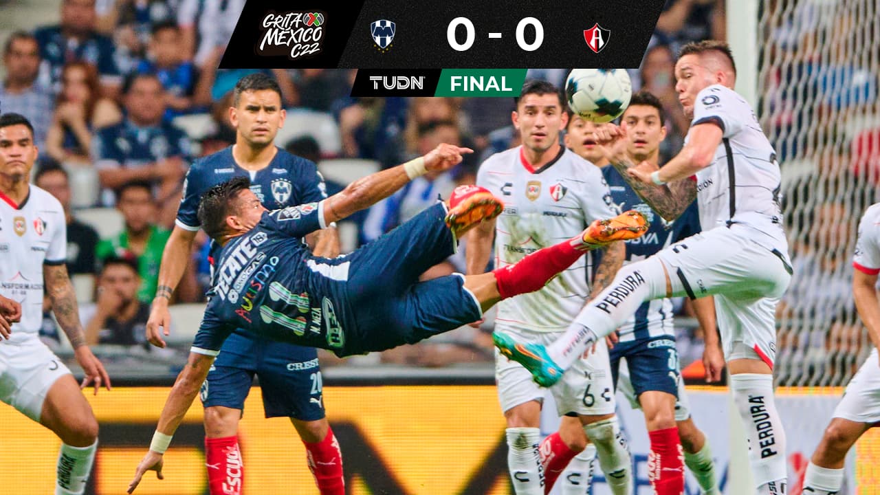 Rayados y Atlas empatan y complican su boleto directo a Liguilla