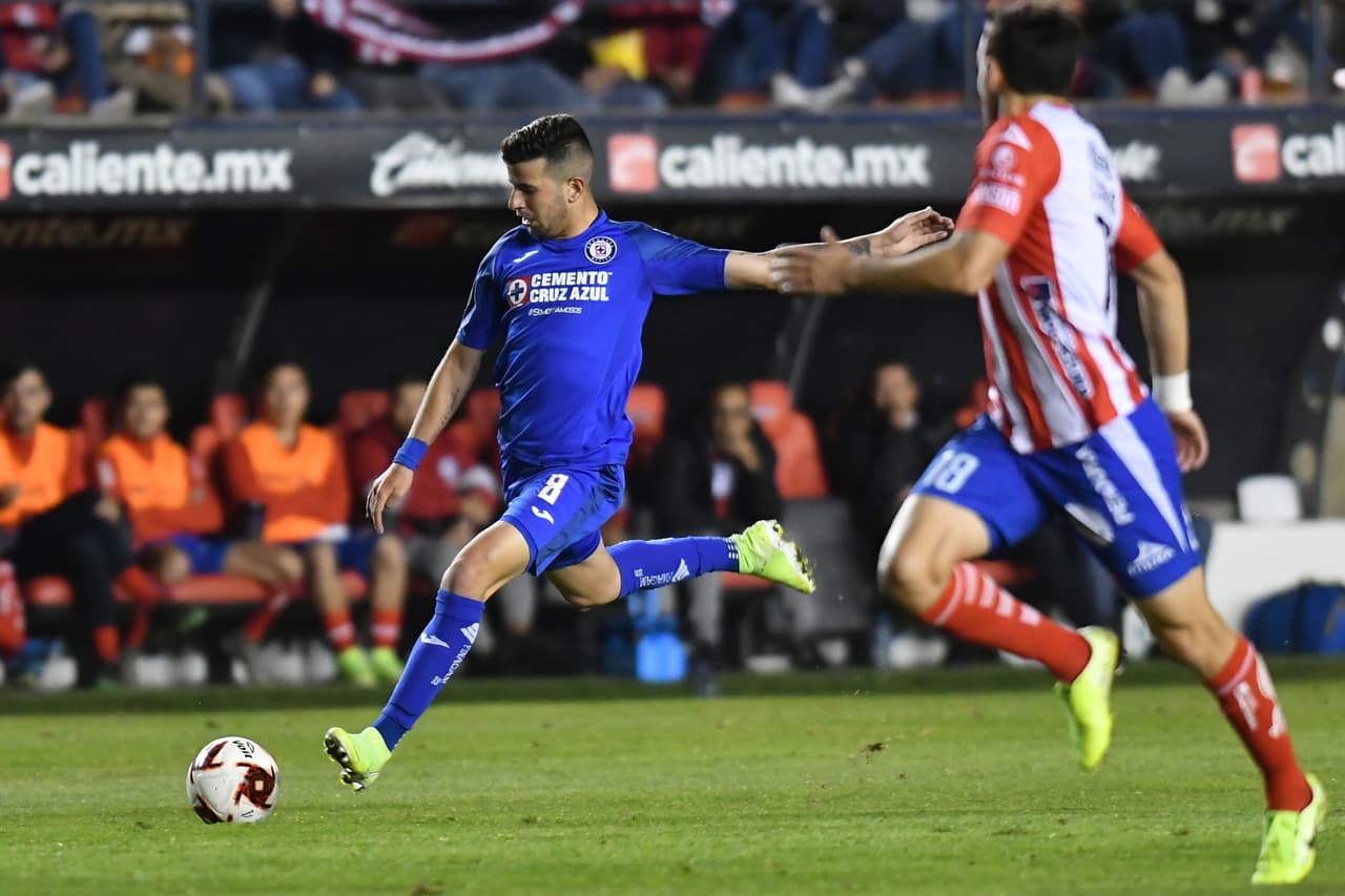 Con goles de Luis Reyes y Germán Berterame, Atlético San Luis gana y manda a Cruz Azul al fondo de la tabla.