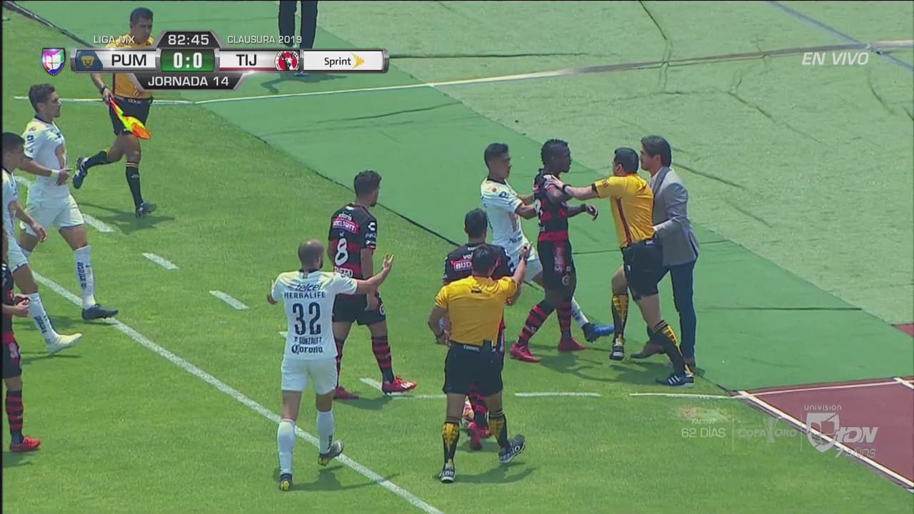 Se armó la bronca, luego de expulsión de Bruno Marioni