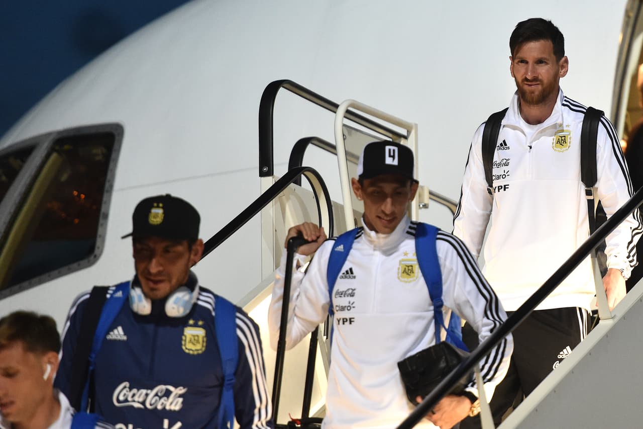 Con Messi al frente, Argentina que llegó a Rusia