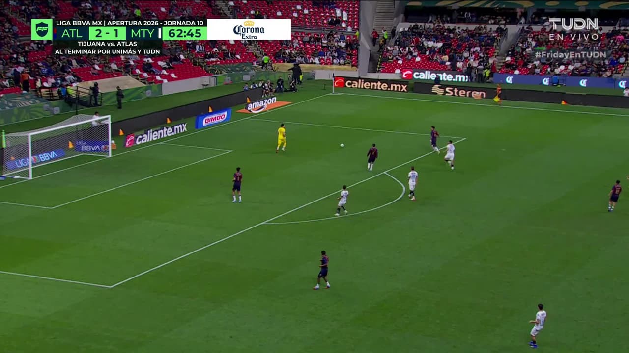 ¡GOL!  anota para Atlante. Eduardo Tercero