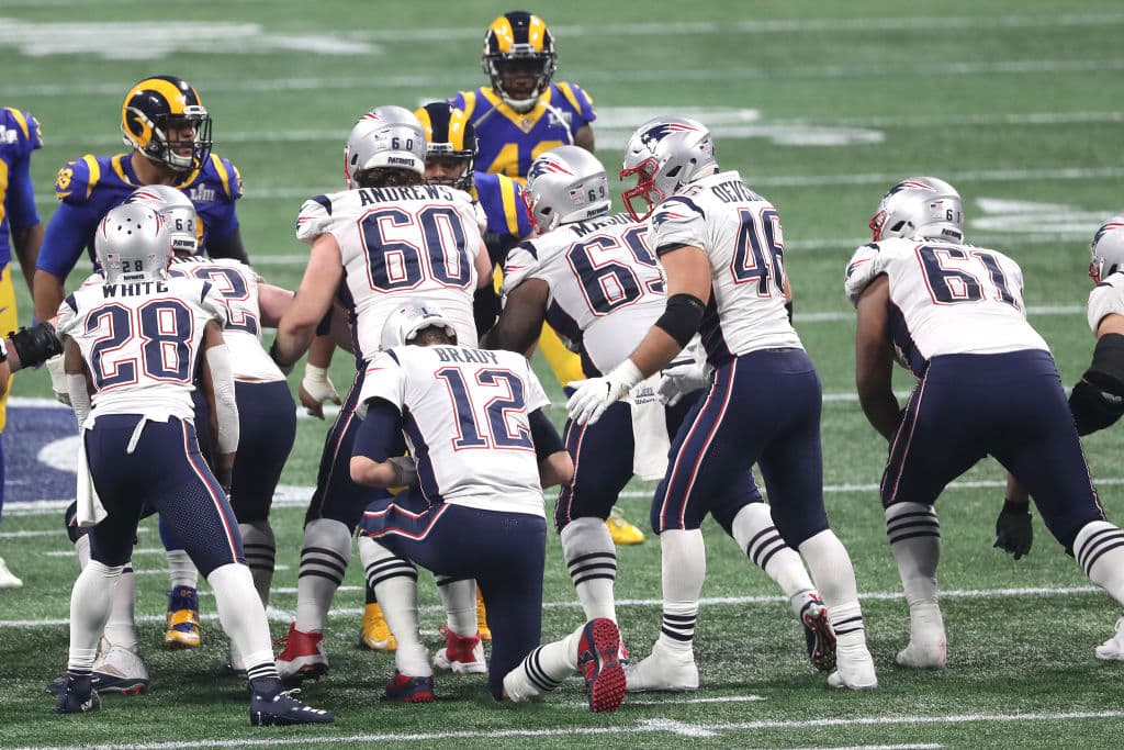 Con esta jugada, el QB Kneel, Tom Brady bajaba el telón del Super Bowl LIII con la victoria sobre los Rams.