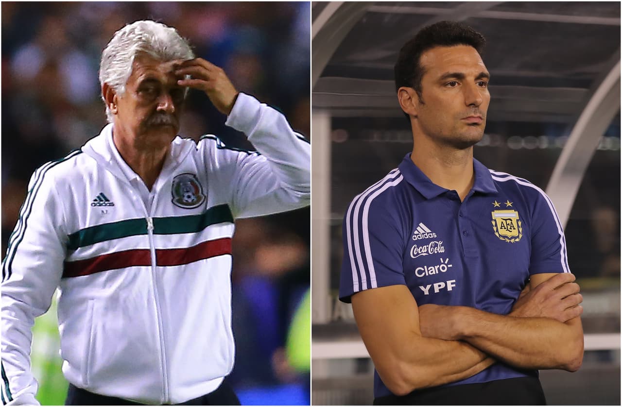 10. Interinatos: tanto el Tri como la Albiceleste se enfrentarán en esta doble jornada con entrenadores temporales. Por el lado mexicano está el Ricardo Ferreti y por el argentino Luis Scaloni.
