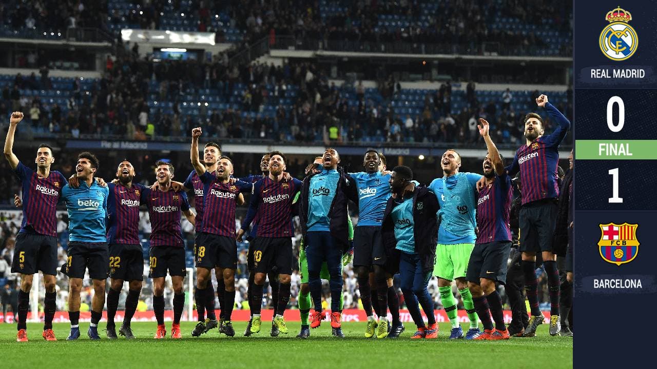 Golpe a la Liga y sigue la paternidad: Barcelona volvió a vencer al Real Madrid