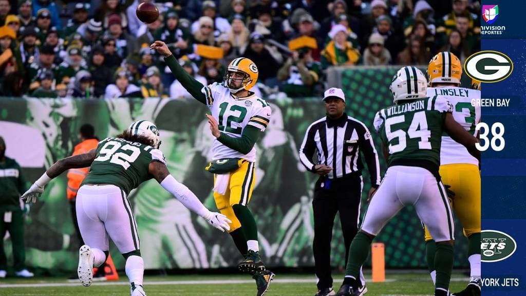 La magia de Aaron Rodgers apareció de nuevo, esta vez en tiempo extra en conexión con Davante Adams para vencer a los Jets en su patio y mejorar ligeramente el récord de los Packers.