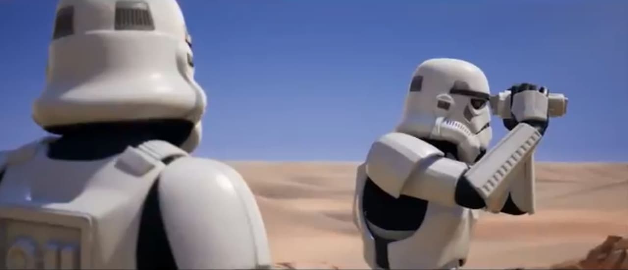 Starwars se unió a Fortnite como ya lo hizo Batman y Avengers