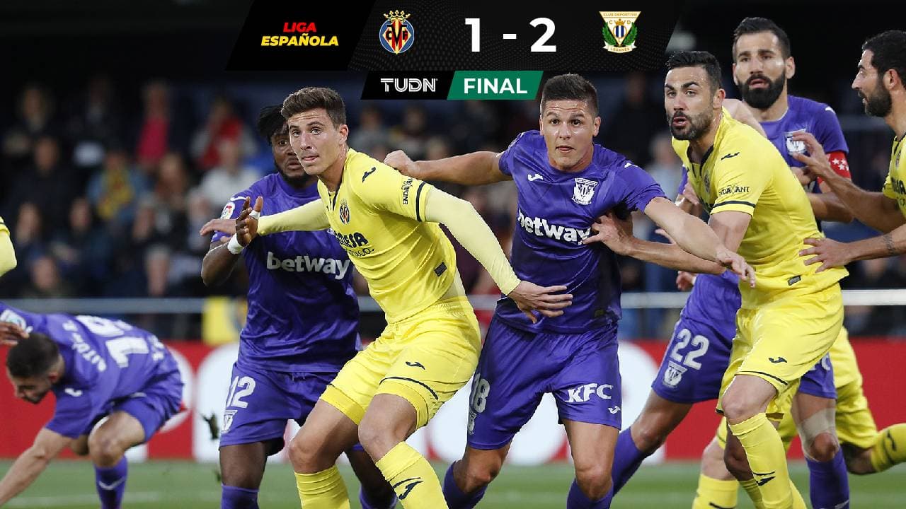 El Leganés sorprende y derrota al Villarreal como visitante