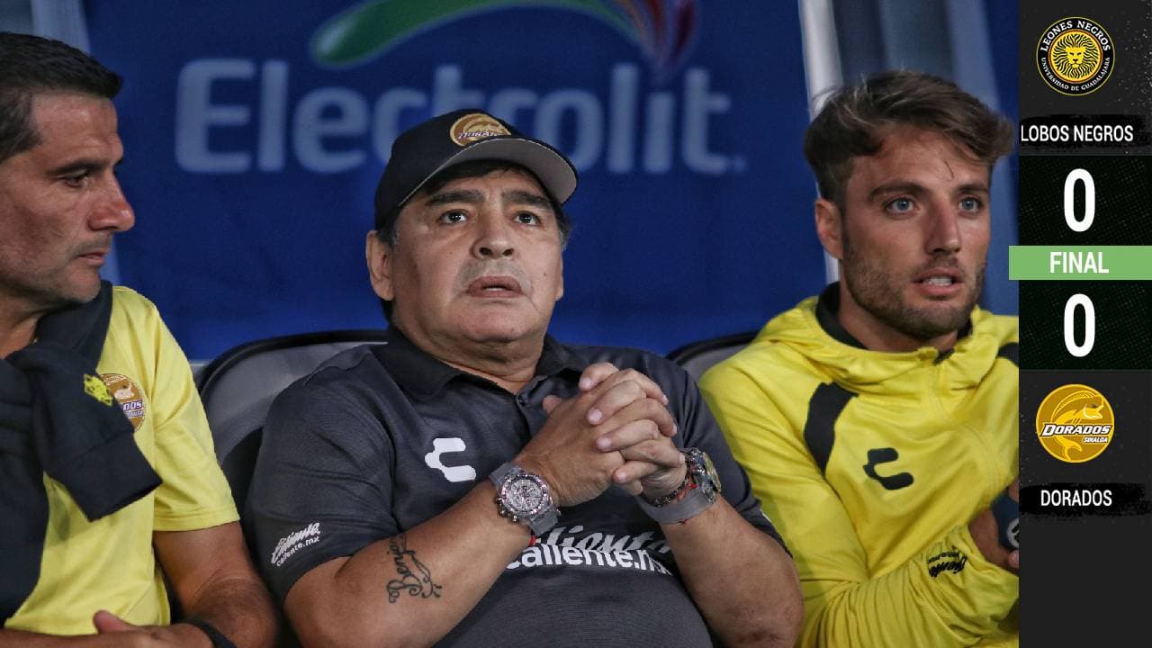 A Dorados de Maradona se le olvidó ganar
