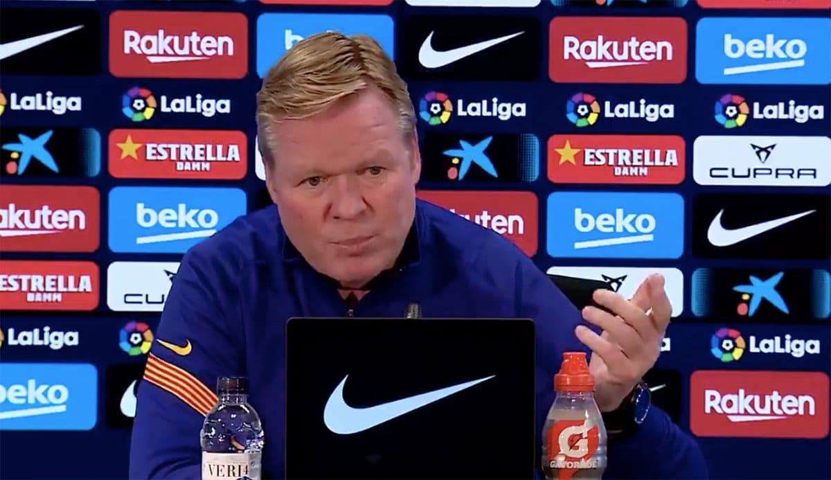 Koeman dice estar “de acuerdo con tuit de Piqué” sobre la Superliga