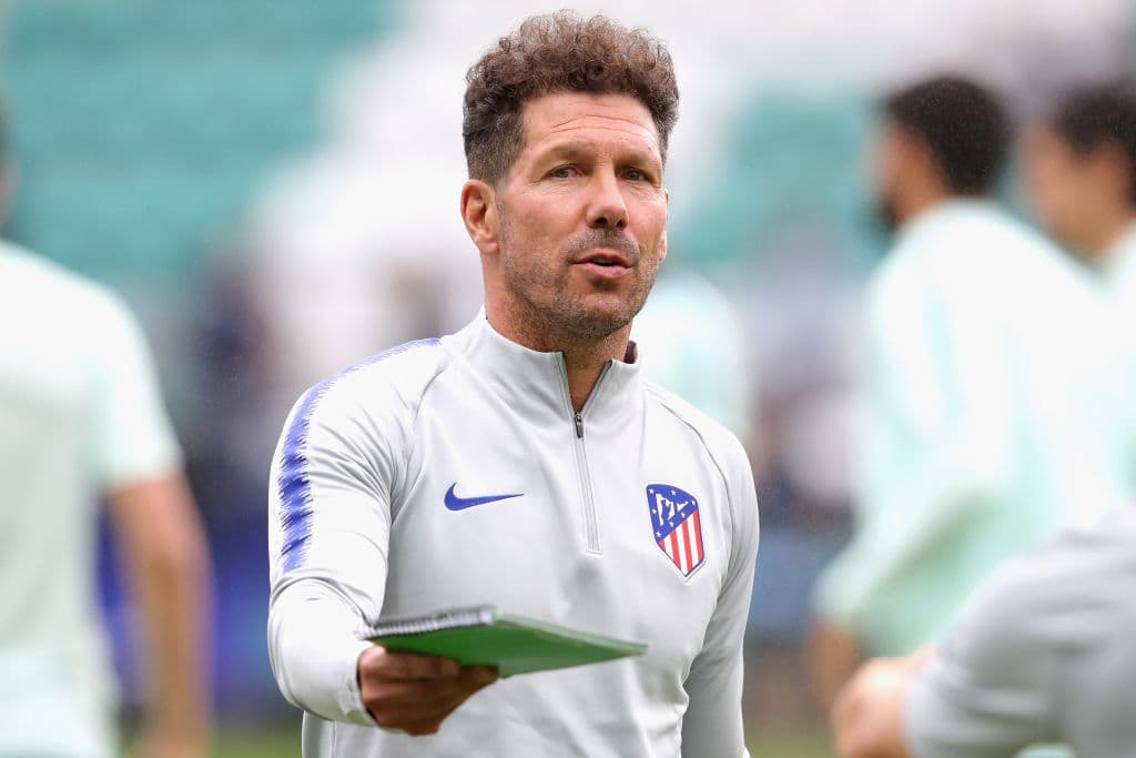 Simeone tiene claro que la estrategia es el primer elemento en el que Atlético de Madrid podrá hacer diferencia y a través de ella quiere sorprender al Real Madrid.