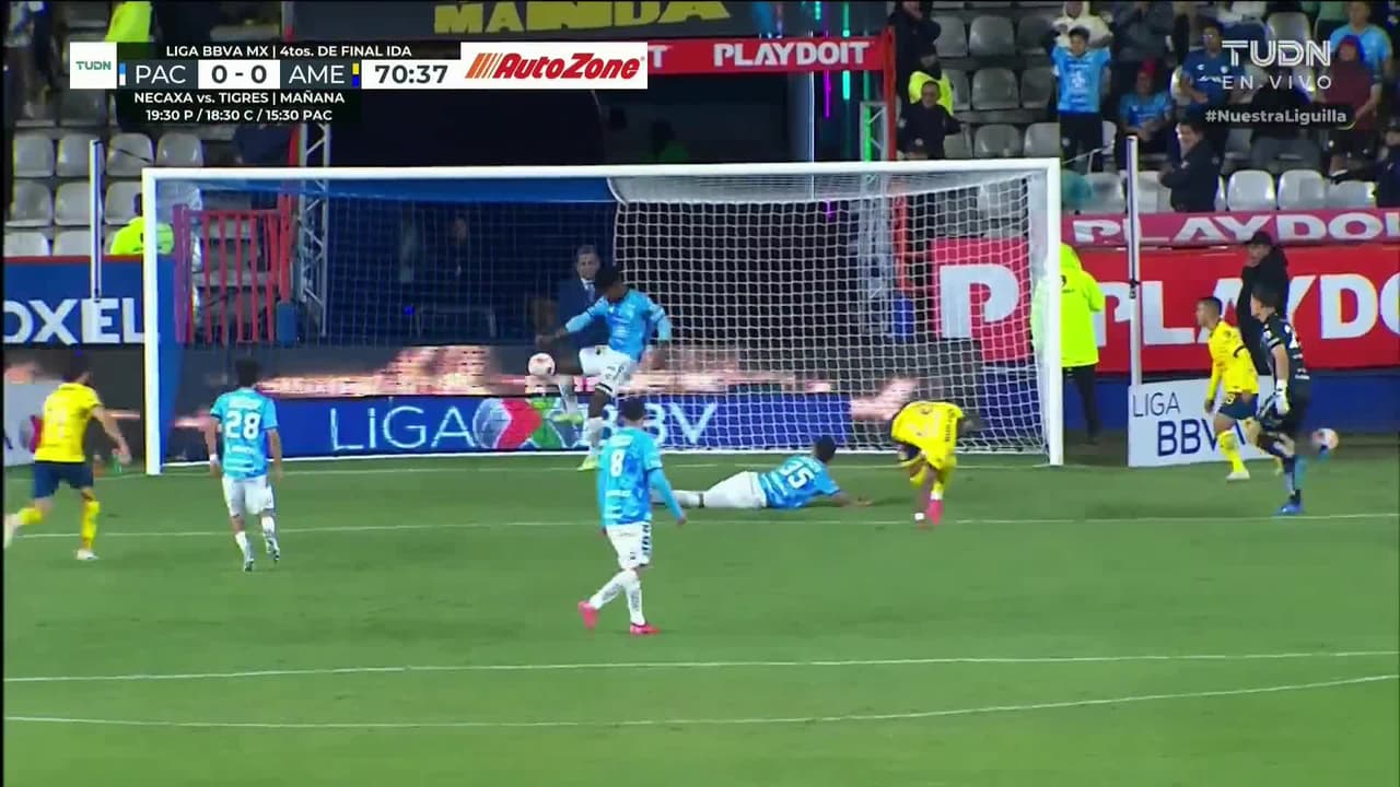 ¡Se salvó Pachuca! Triple oportunidad de América que no concreta