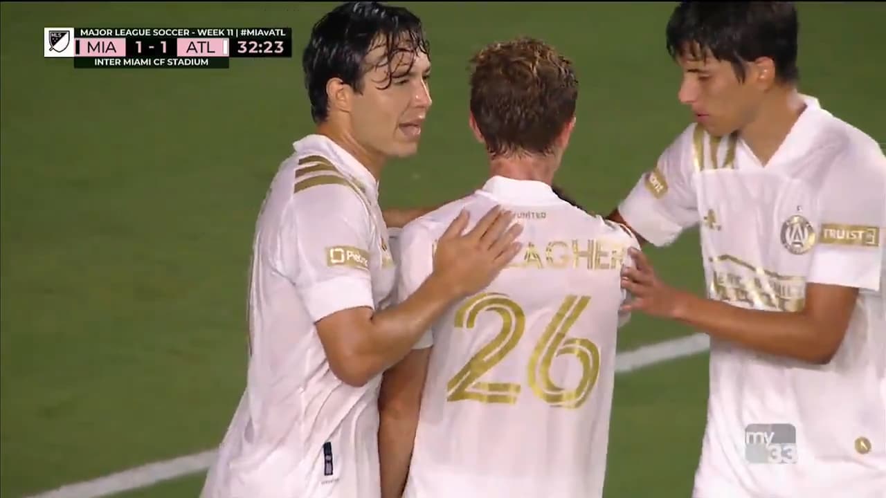 Con mucha suerte, Remedi puso el empate para Atlanta United