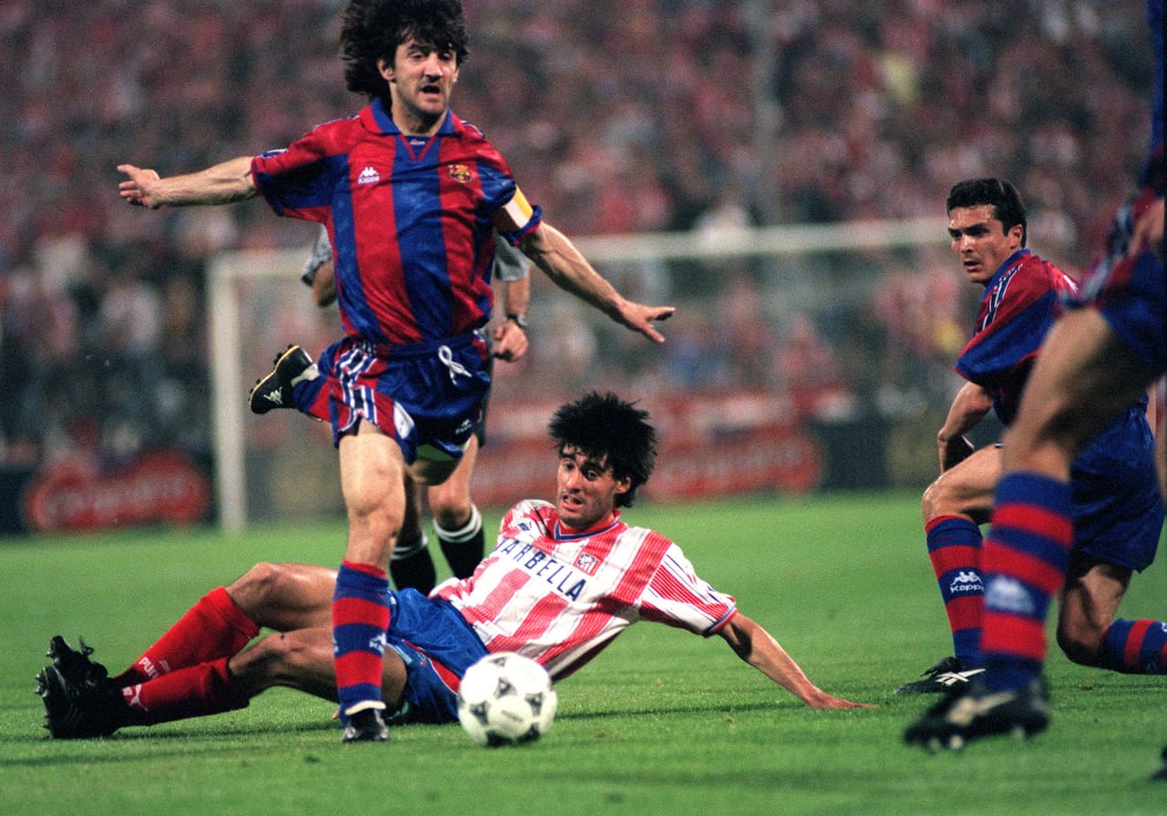 José Mari Bakero. El mediocampista ofensivo navarro portó la banda de capitán de 1994 a 1996 en lo que fueron los últimos años del denominado 'Dream Team' 
<i>culé</i>.