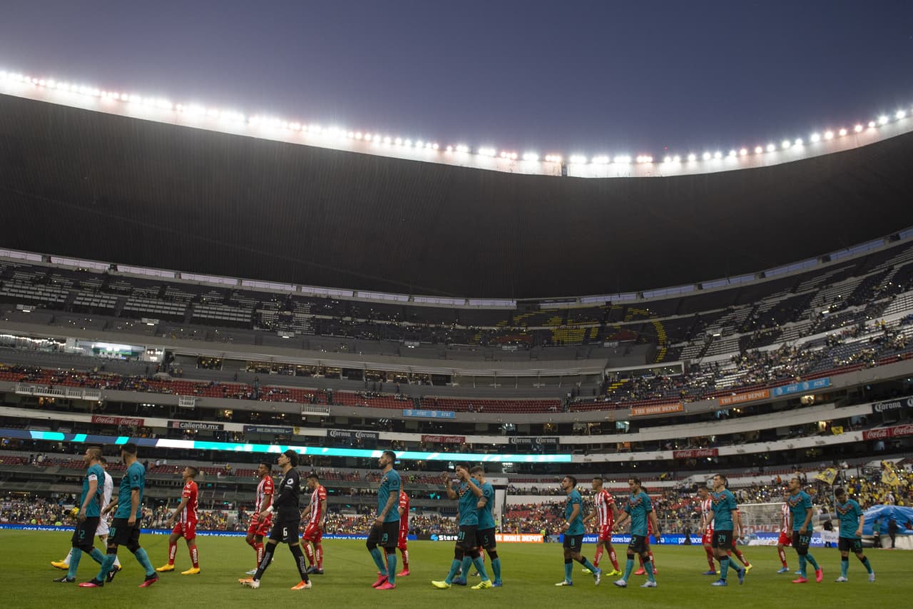 La afición de América y Necaxa quedó a deber para el partido