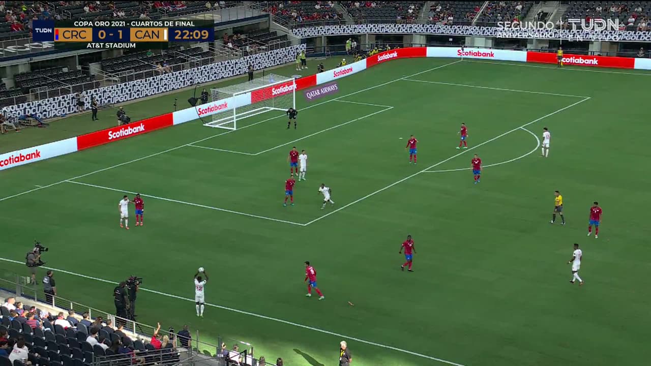 ¡TIRO ATAJADO! disparo por Steven Vitória.