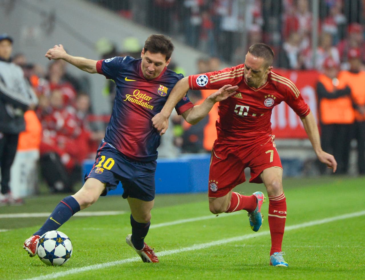 Barcelona sufrió una una dura derrota en la semifinal del 2013 contra Bayern Munich que en el global en ambos partidos fue de 7-0, con un Messi desaparecido.