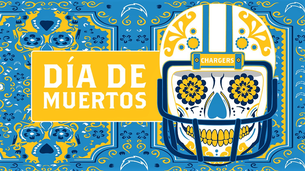 Esta fue la ilustración que compartieron desde la cuenta oficial de los Los Angeles Chargers, franquicia por muchos años más cercana a México al jugar por San Diego.